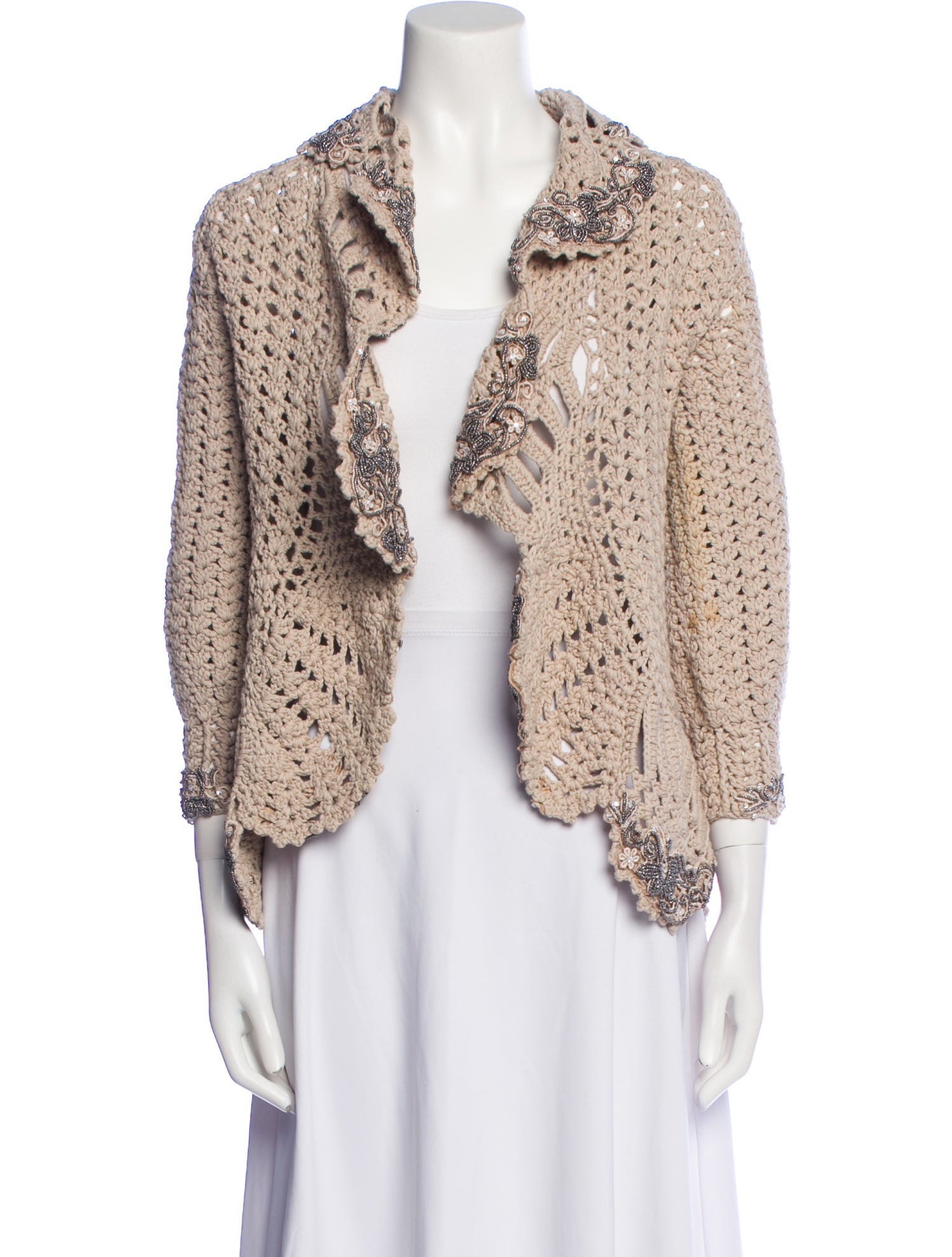 Carlos Miele Open Front Sweater