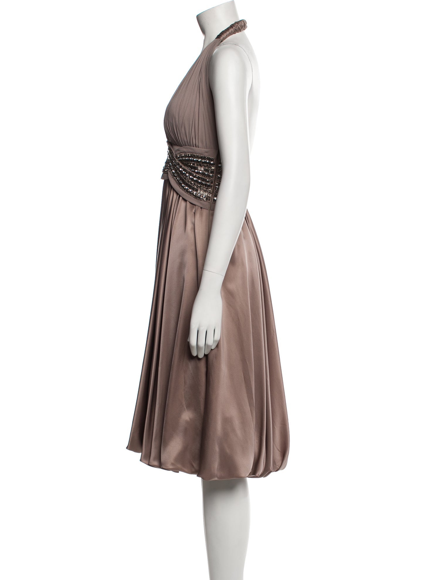 Carlos Miele Silk Midi Length Dress