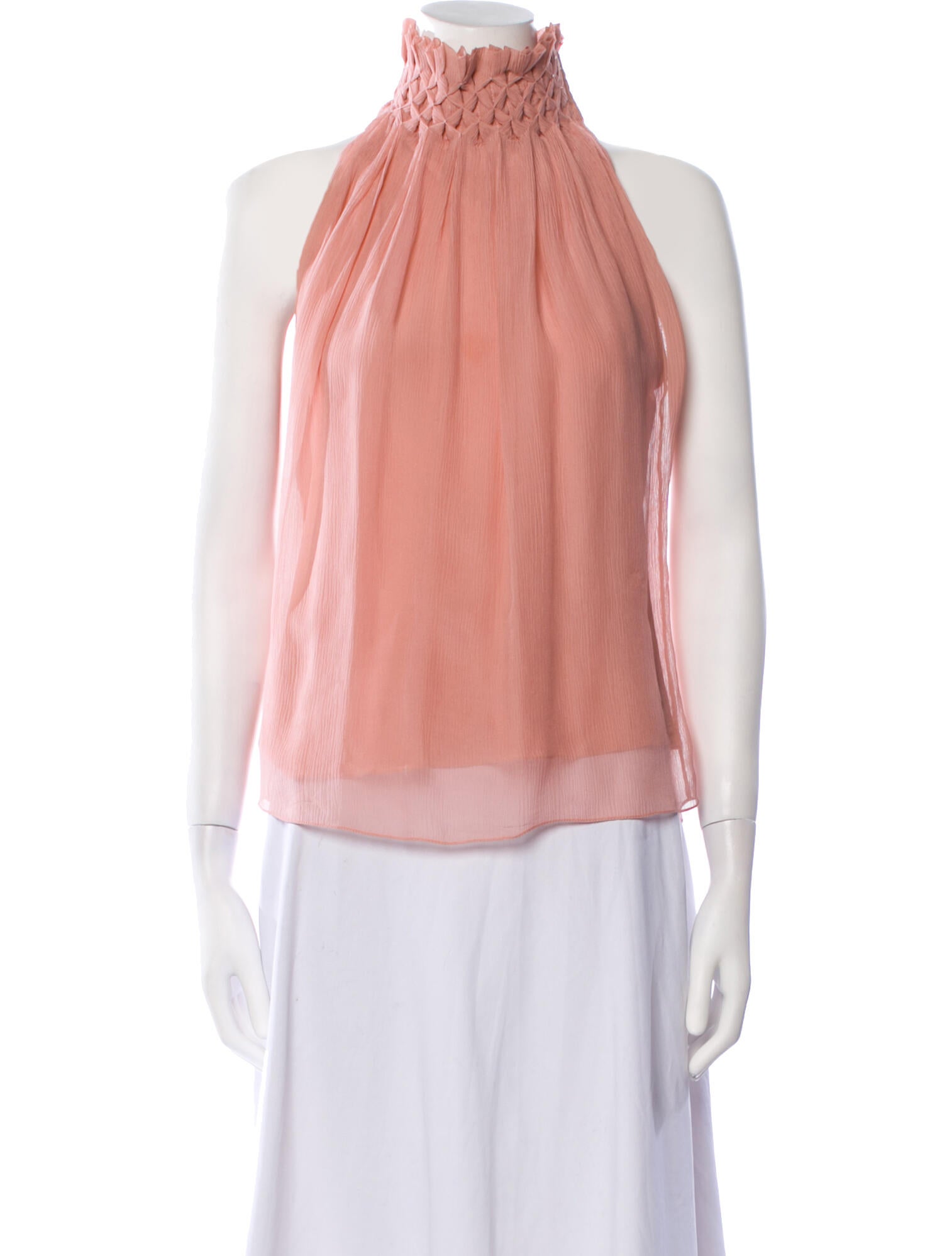 Carlos Miele Silk Halterneck Blouse