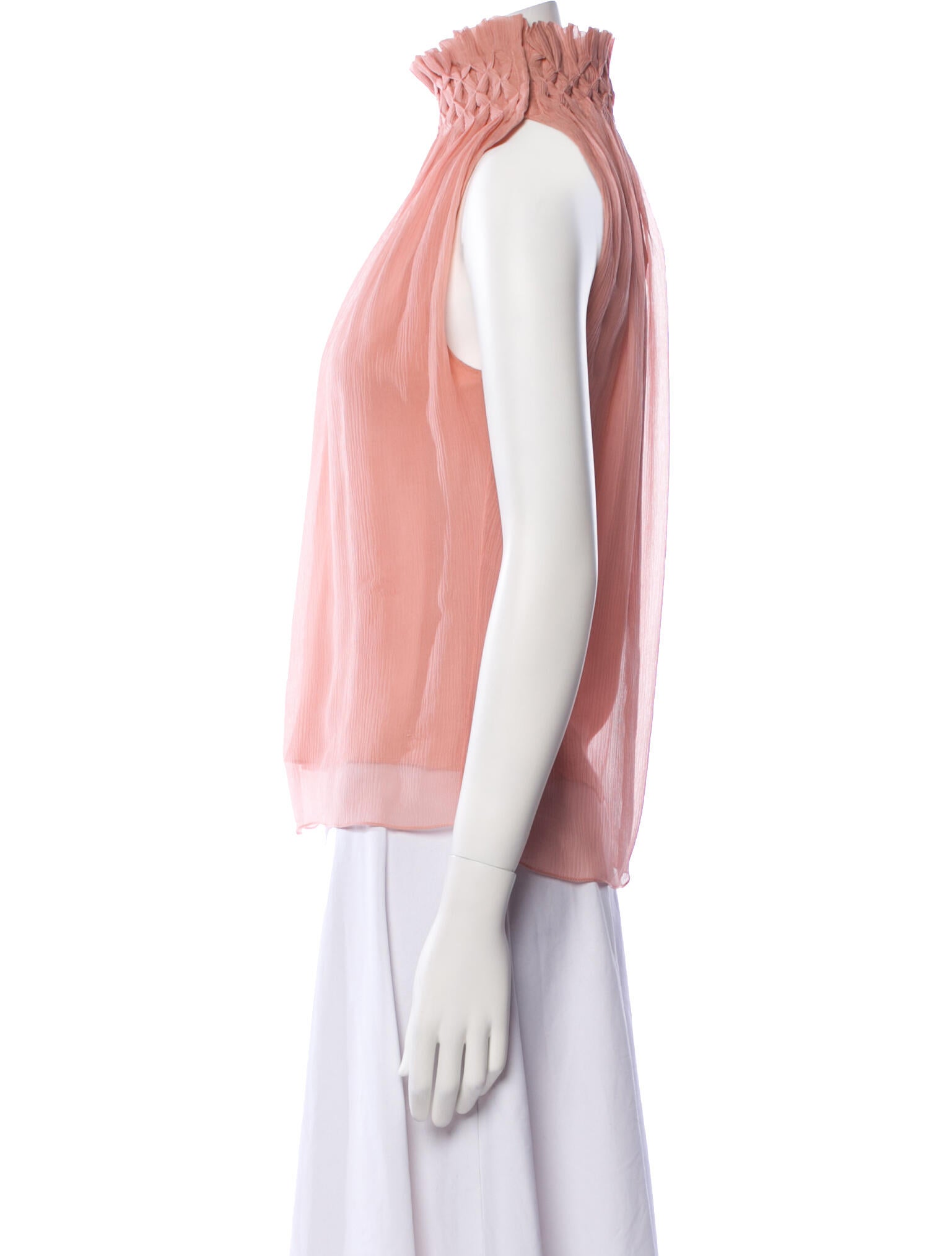 Carlos Miele Silk Halterneck Blouse