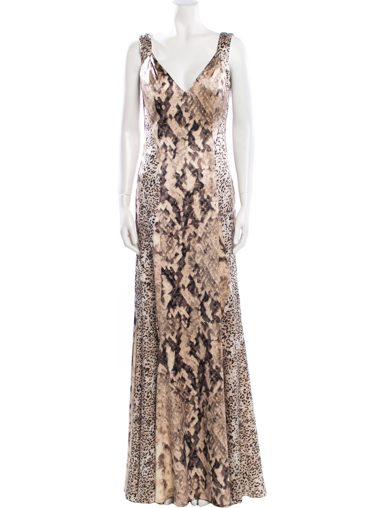 Carlos Miele Silk Long Dress