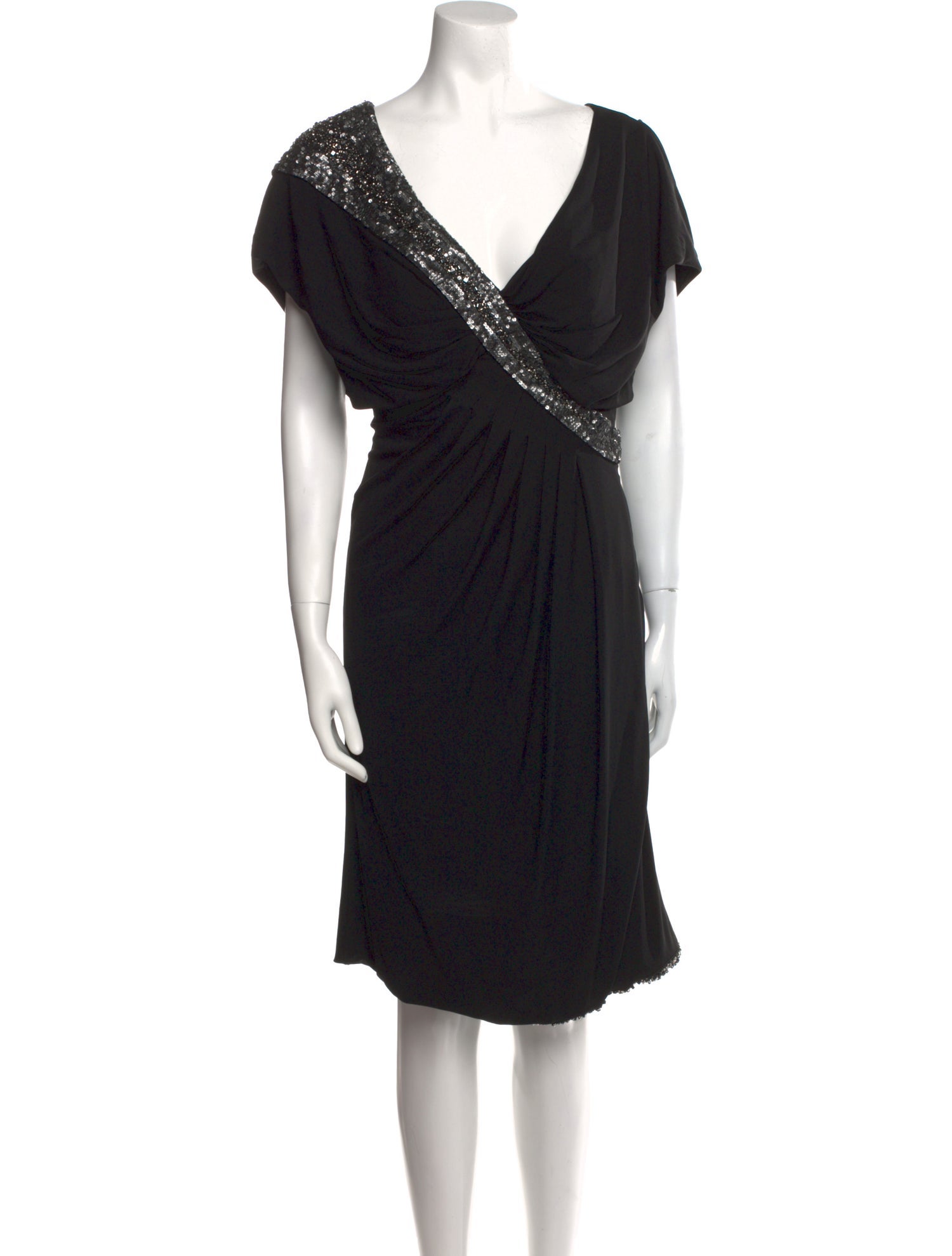 Carlos Miele Silk Knee-Length Dress