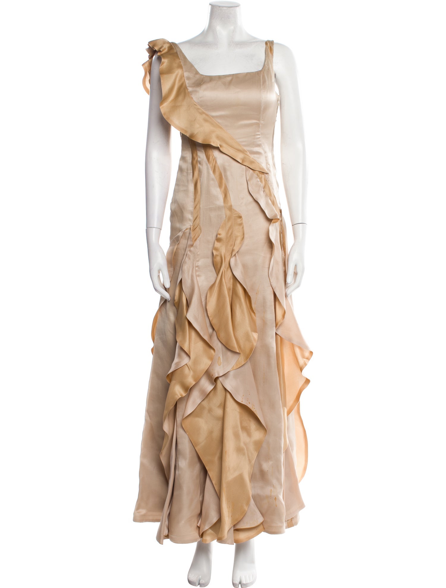 Carlos Miele Silk Long Dress