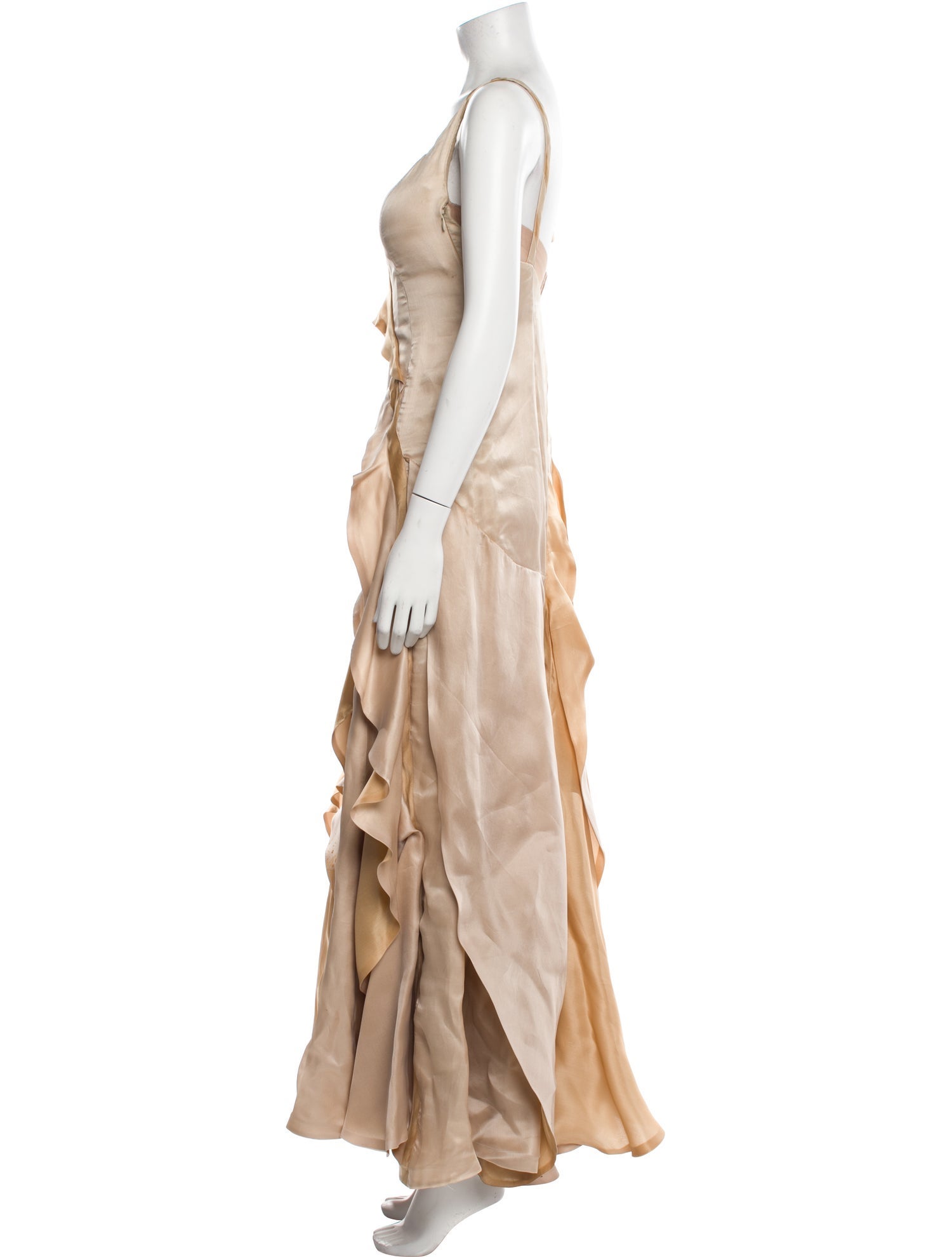 Carlos Miele Silk Long Dress