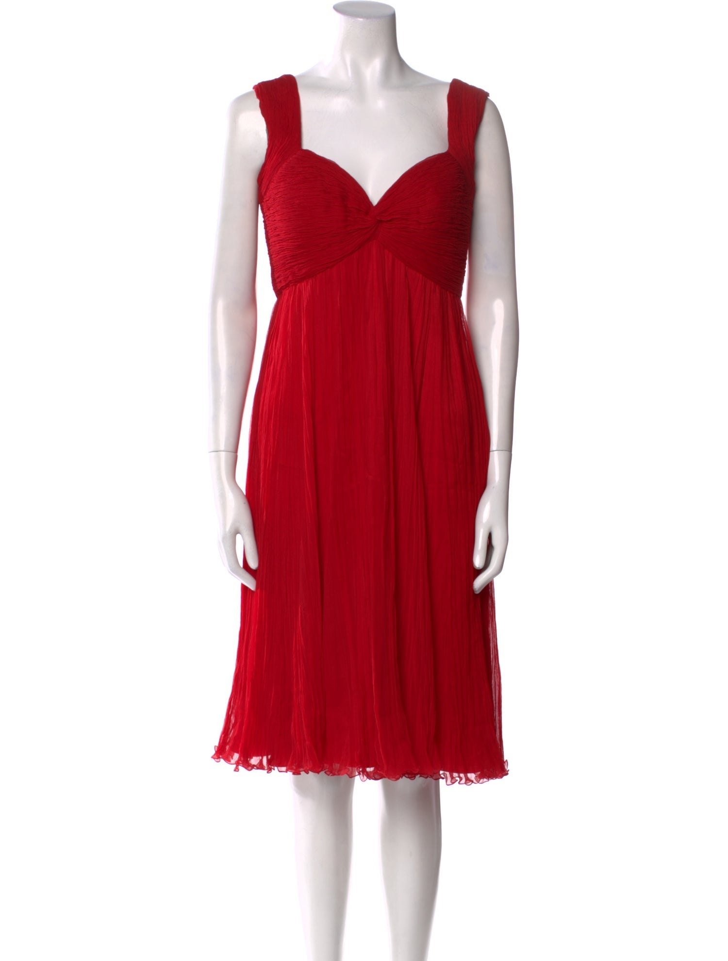 Carlos Miele Silk Knee-Length Dress