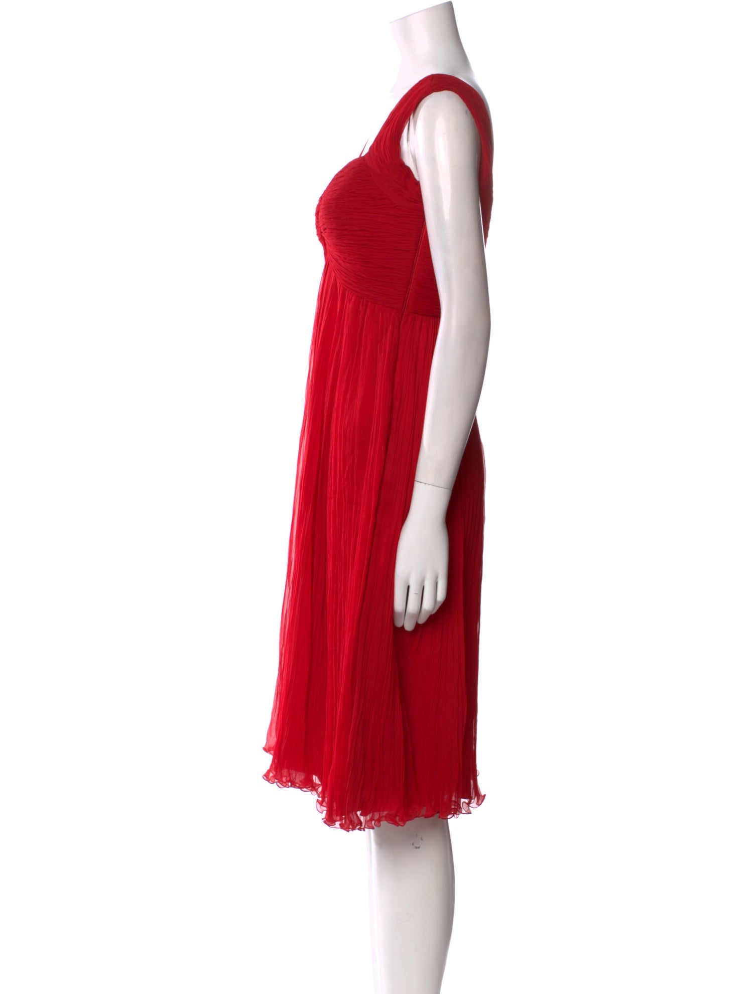 Carlos Miele Silk Knee-Length Dress