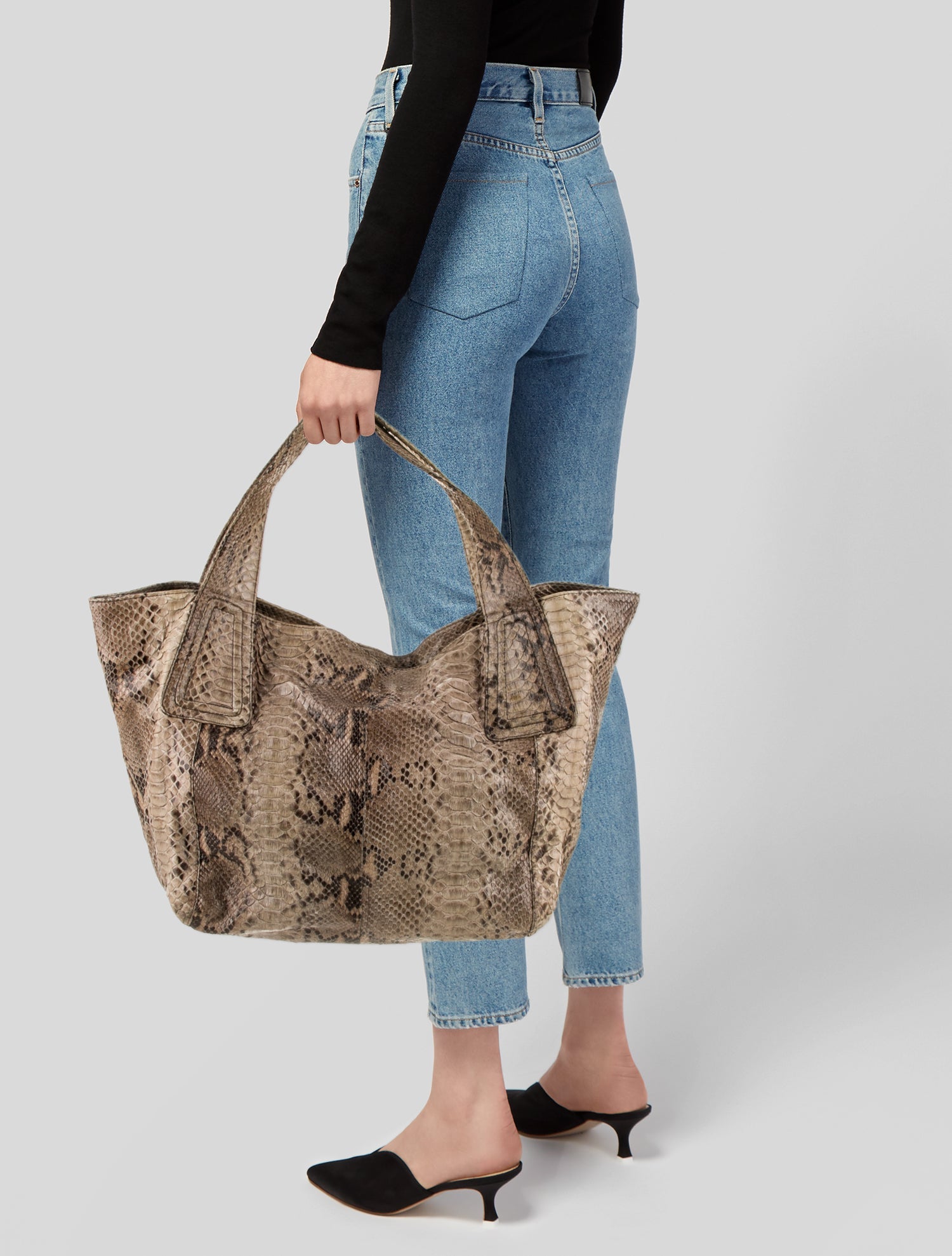 Carlos Miele Python Shoulder Bag