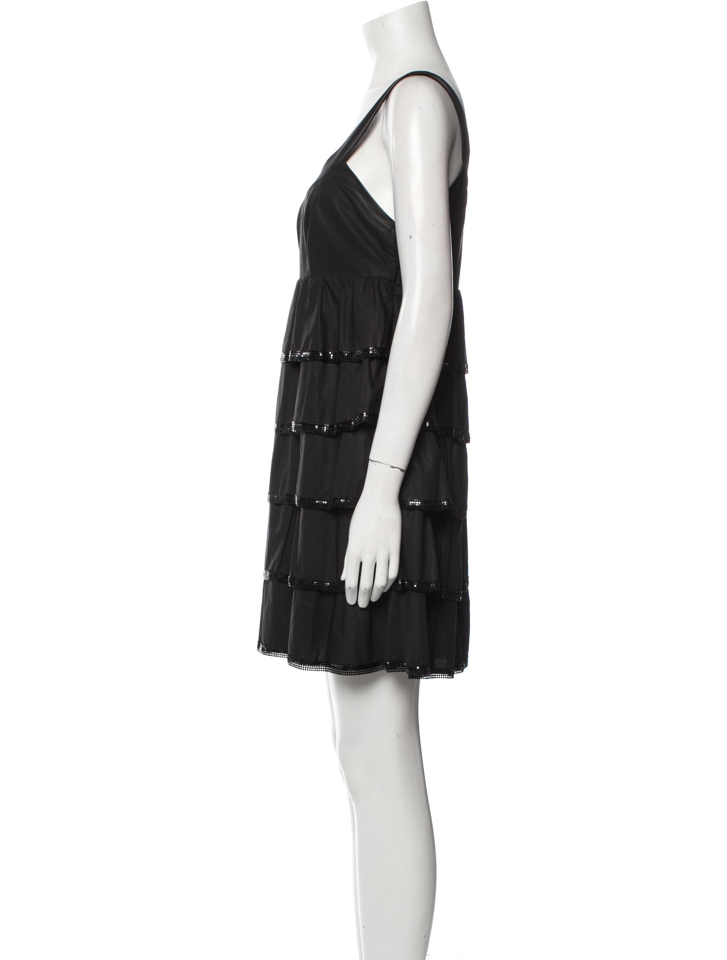 Carlos Miele Scoop Neck Mini Dress