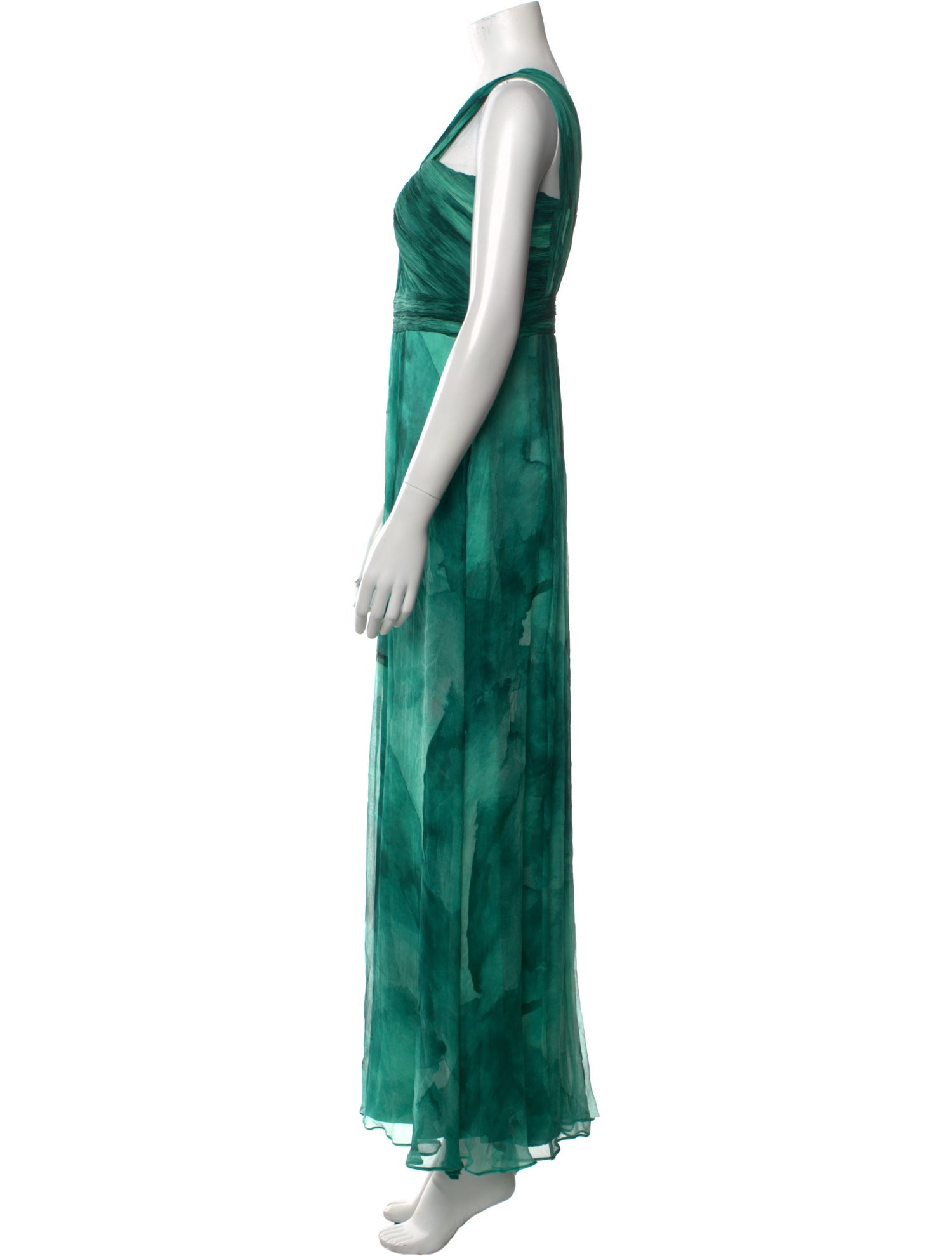 Carlos Miele Silk Long Dress