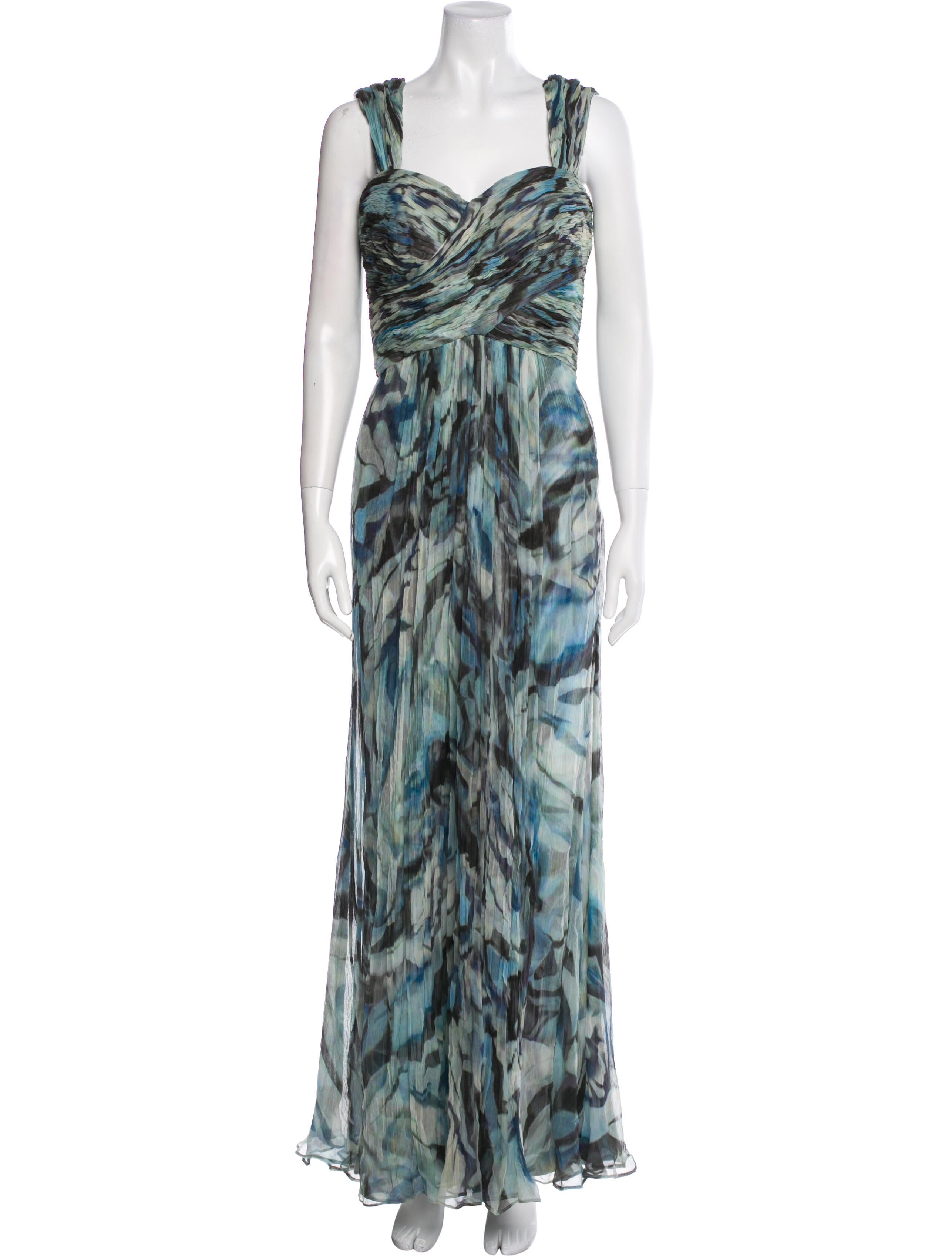 Carlos Miele Silk Long Dress
