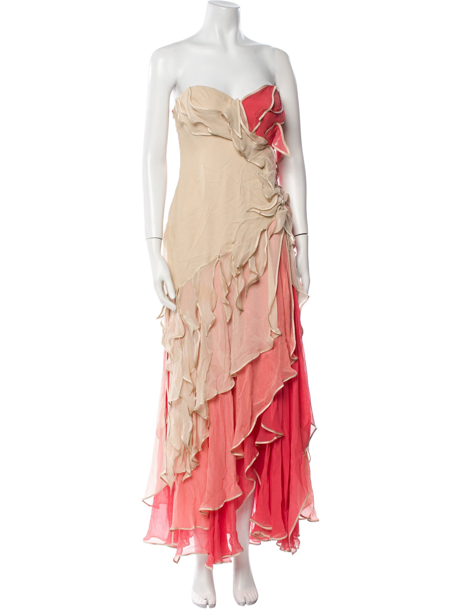 Carlos Miele Silk Long Dress
