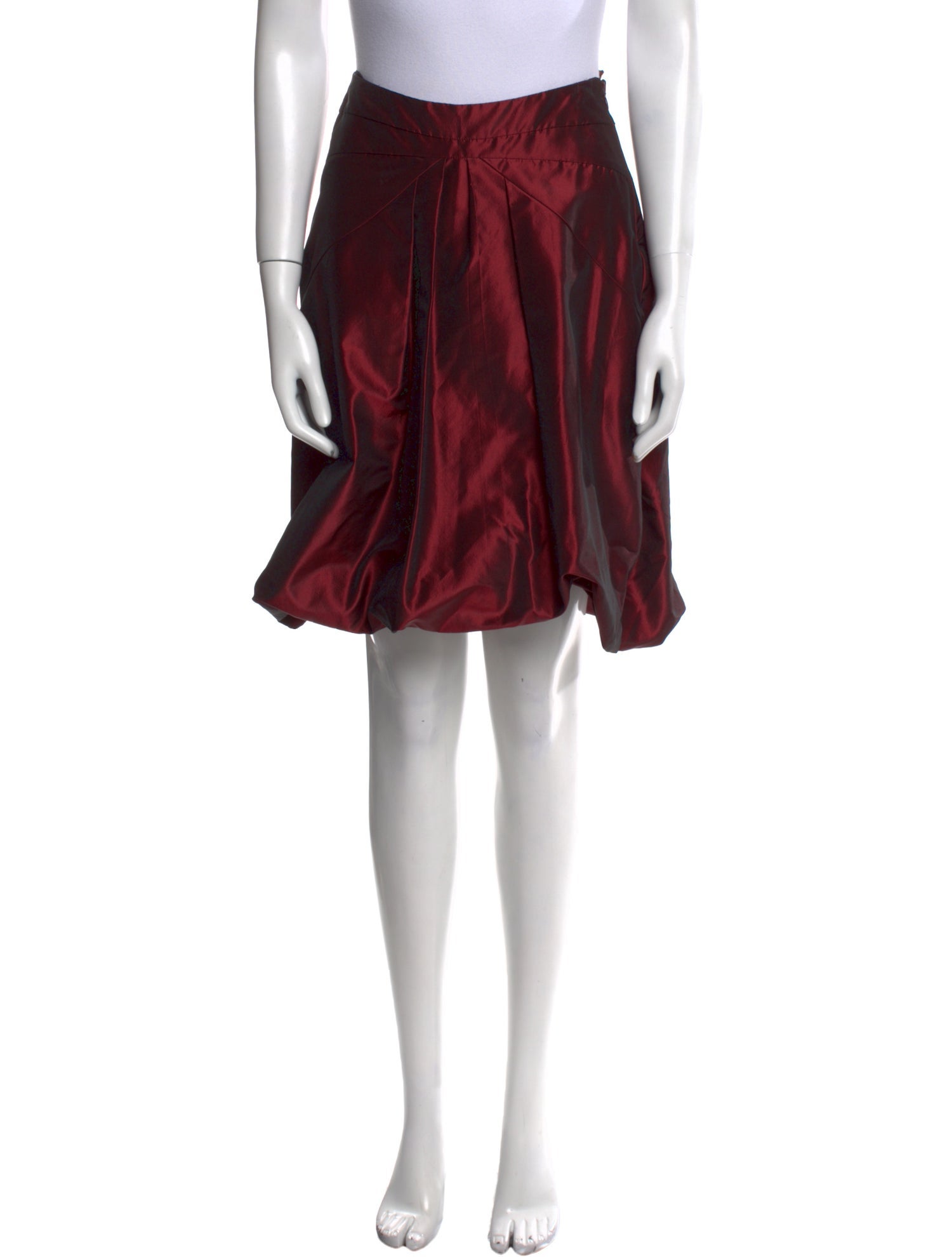 Carlos Miele Silk Knee-Length Skirt