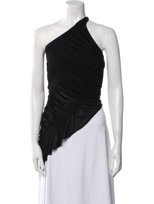 Carlos Miele One-Shoulder Sleeveless Top