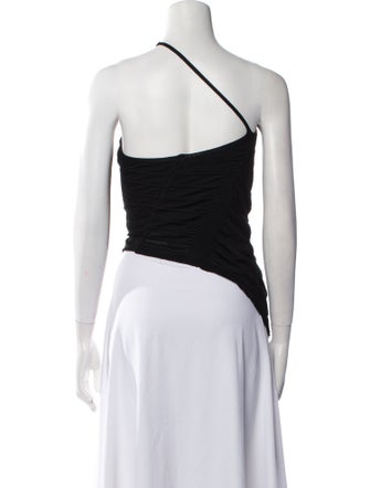 Carlos Miele One-Shoulder Sleeveless Top