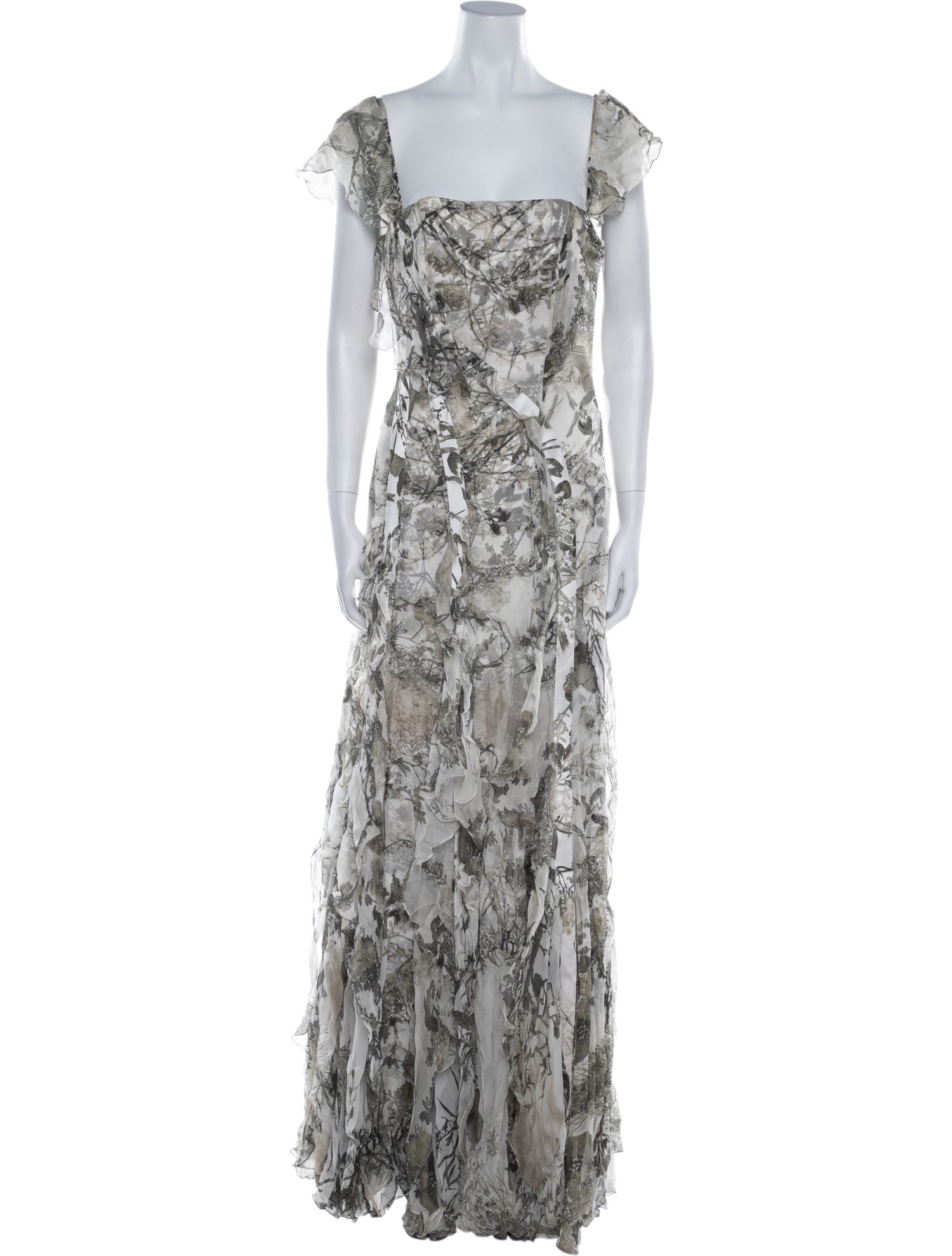 Carlos Miele Silk Long Dress