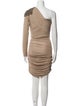 Carlos Miele One-Shoulder Knee-Length Dress
