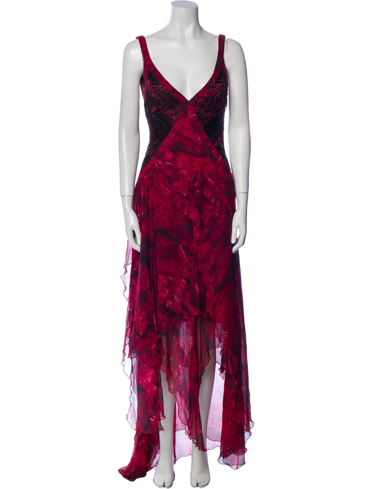 Carlos Miele Silk Long Dress