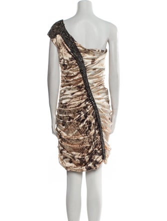 Carlos Miele Silk Knee-Length Dress