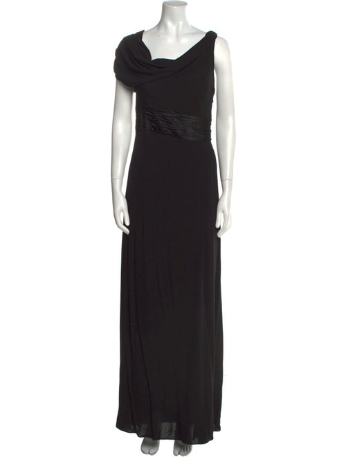 Carlos Miele Cowl Neck Long Dress