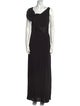 Carlos Miele Cowl Neck Long Dress