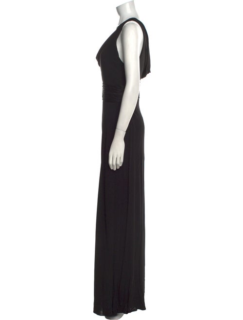 Carlos Miele Cowl Neck Long Dress