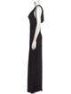 Carlos Miele Cowl Neck Long Dress