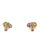 Carol Silvera 18K Multi-Gemstone & Diamond Earclip Earrings