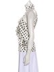 Caroline Constas Silk Polka Dot Print Top