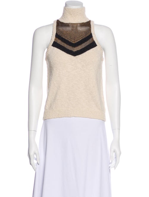 Caroline Constas Striped Turtleneck Sweater