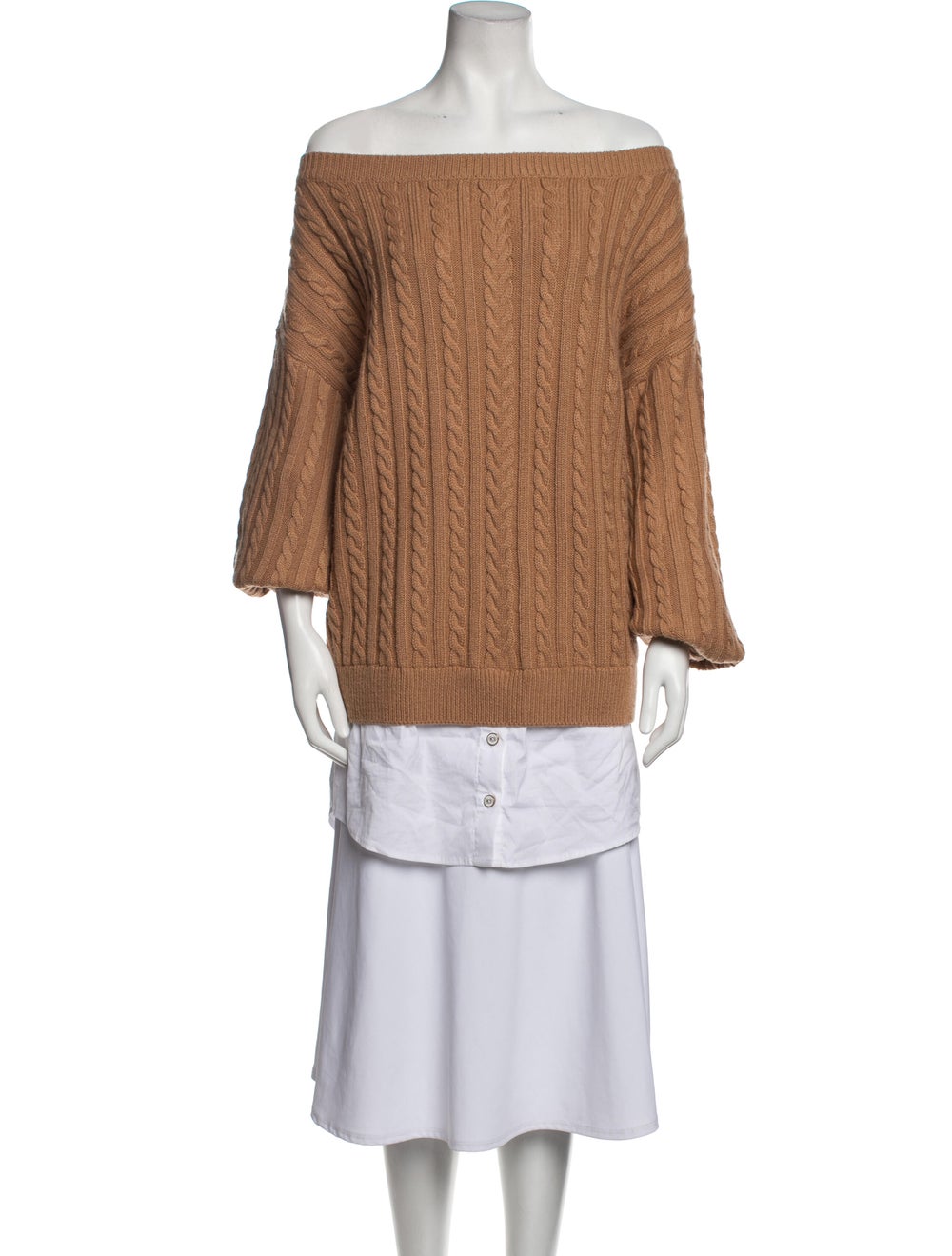 Caroline Constas Off-The-Shoulder Sweater - image 1