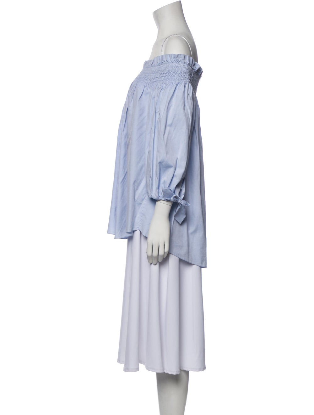Caroline Constas Striped Off-The-Shoulder Blouse - image 2