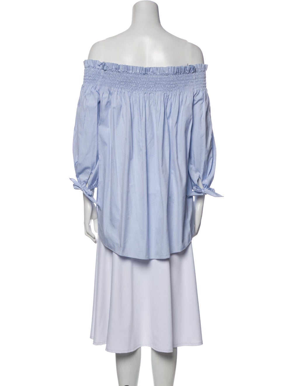 Caroline Constas Striped Off-The-Shoulder Blouse - image 3