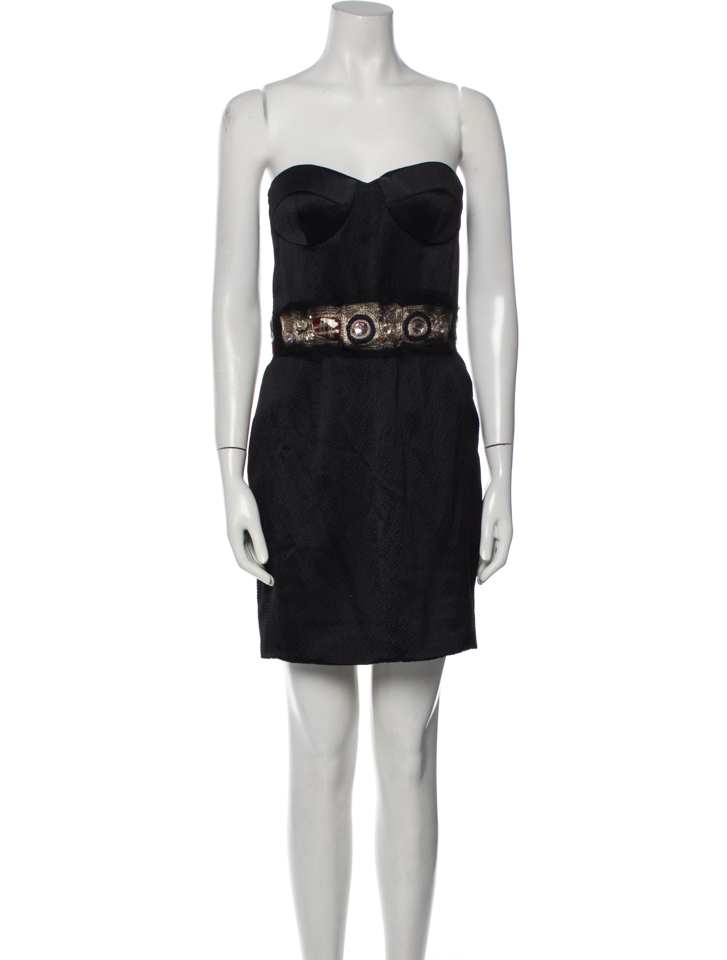 Caroline Constas Silk Mini Dress