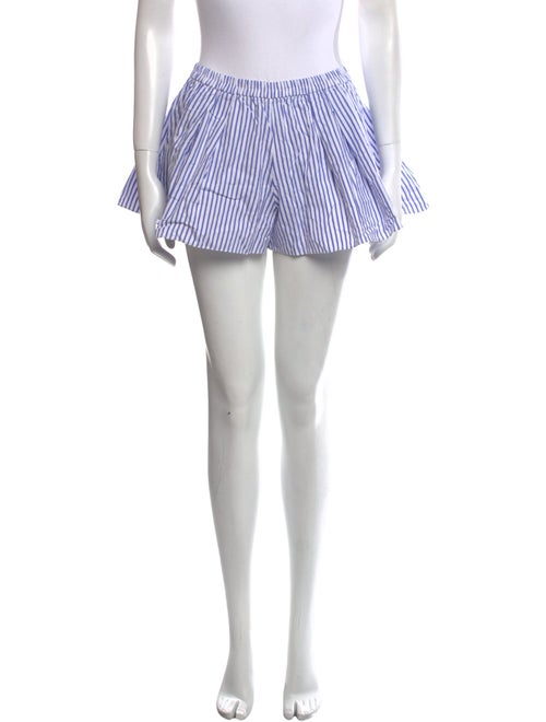 Caroline Constas Striped Mini Shorts