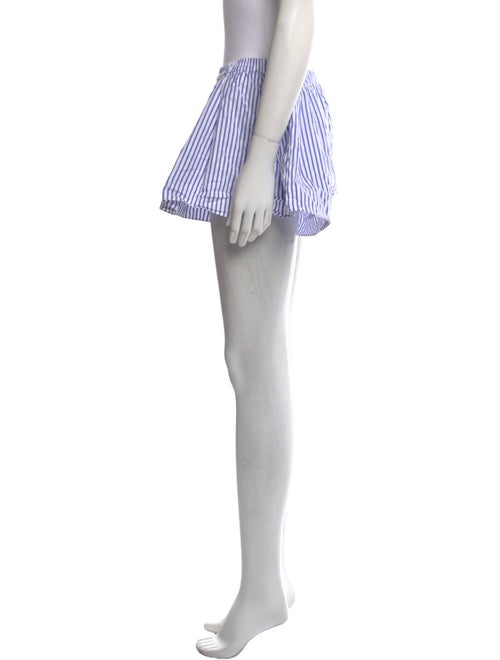 Caroline Constas Striped Mini Shorts