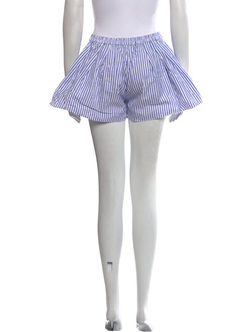 Caroline Constas Striped Mini Shorts