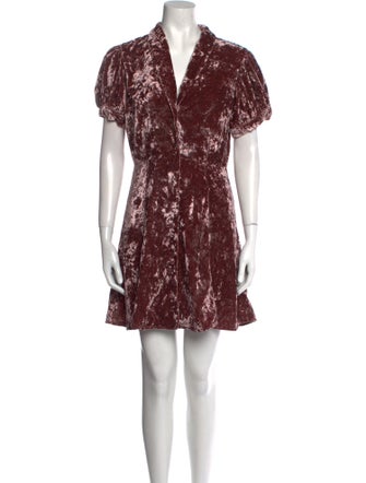 Caroline Constas V-Neck Mini Dress