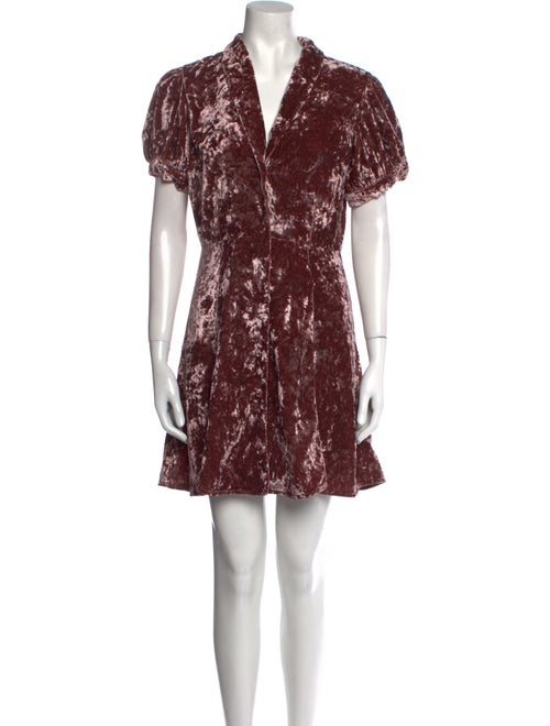 Caroline Constas V-Neck Mini Dress