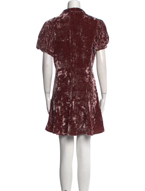 Caroline Constas V-Neck Mini Dress