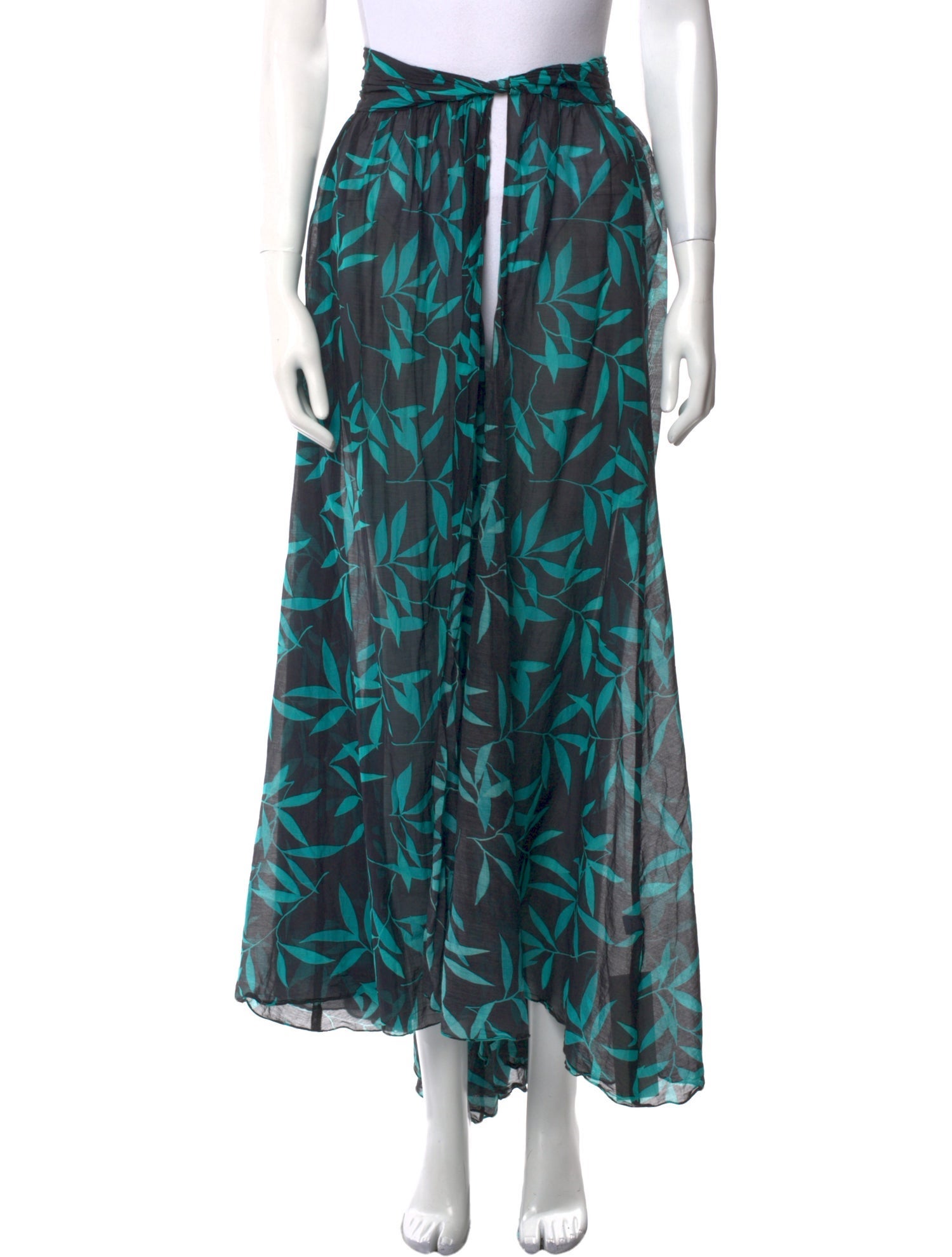 Caroline Constas Printed Long Skirt