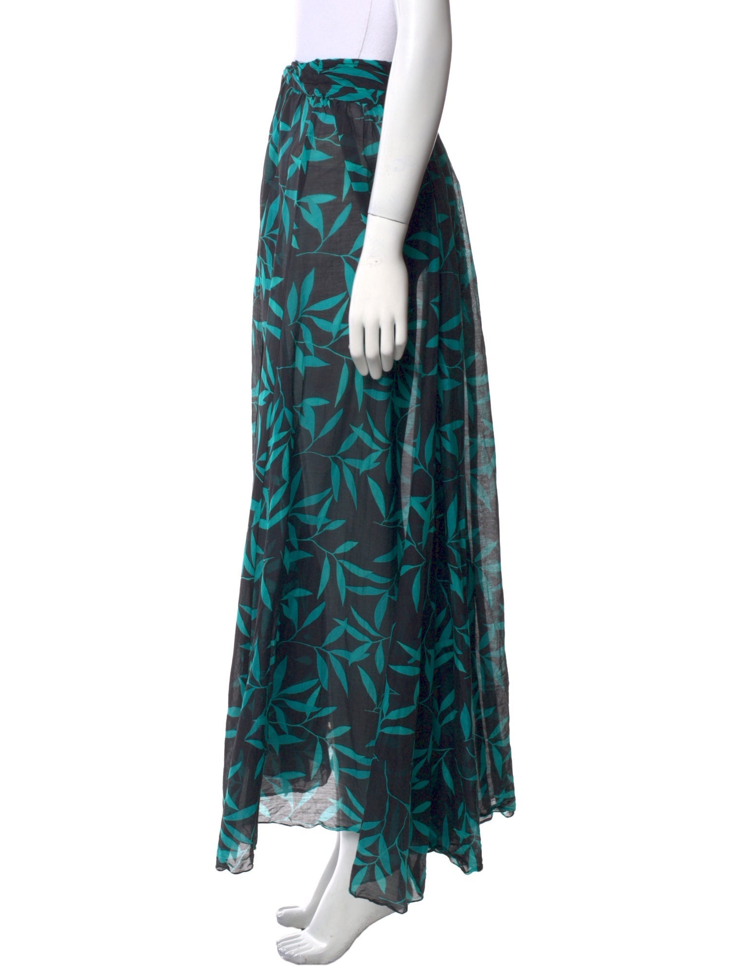 Caroline Constas Printed Long Skirt