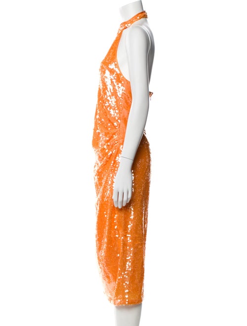 Caroline Constas Halterneck Midi Length Dress