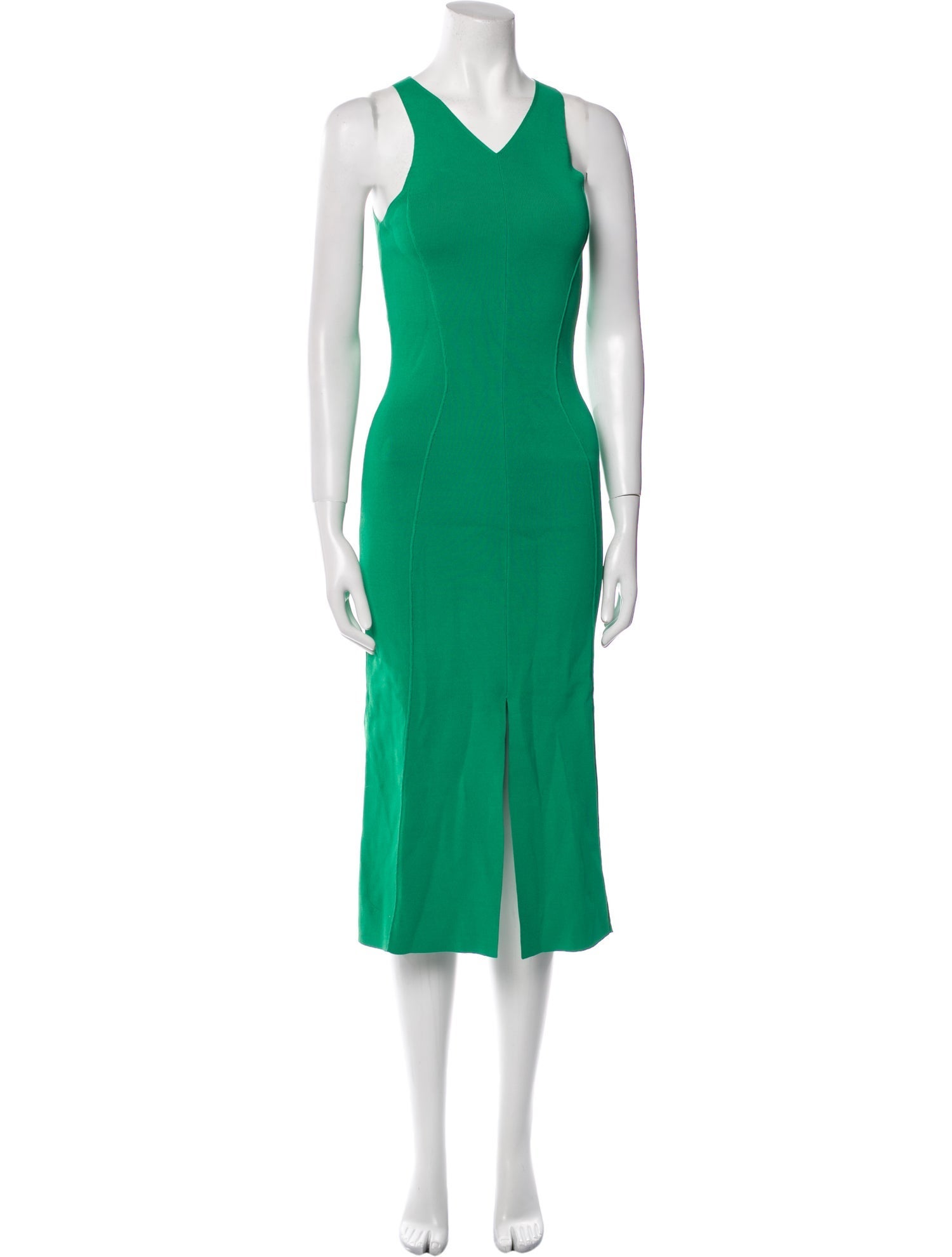 Caroline Constas V-Neck Midi Length Dress w/ Tags