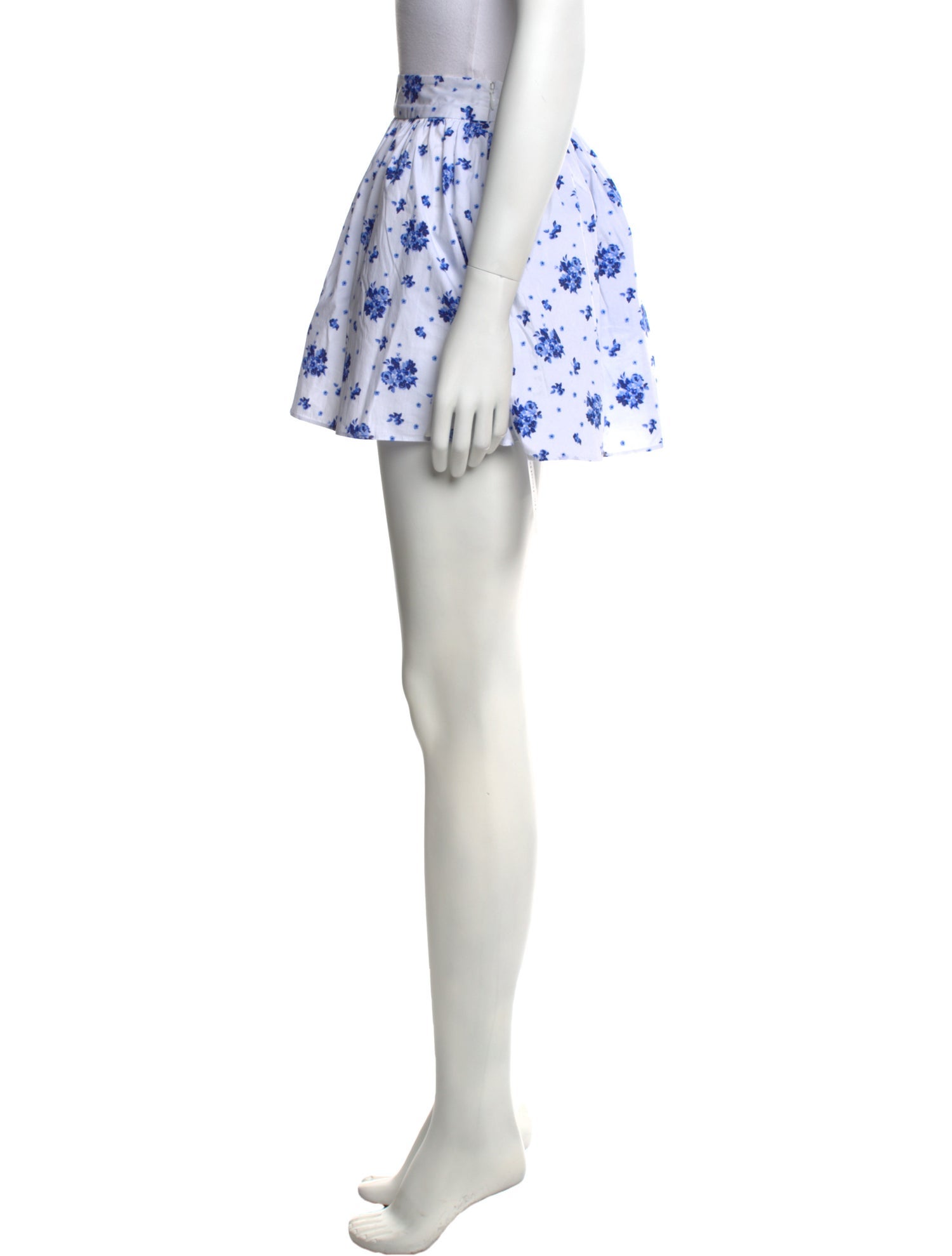 Caroline Constas Floral Print Mini Shorts w/ Tags