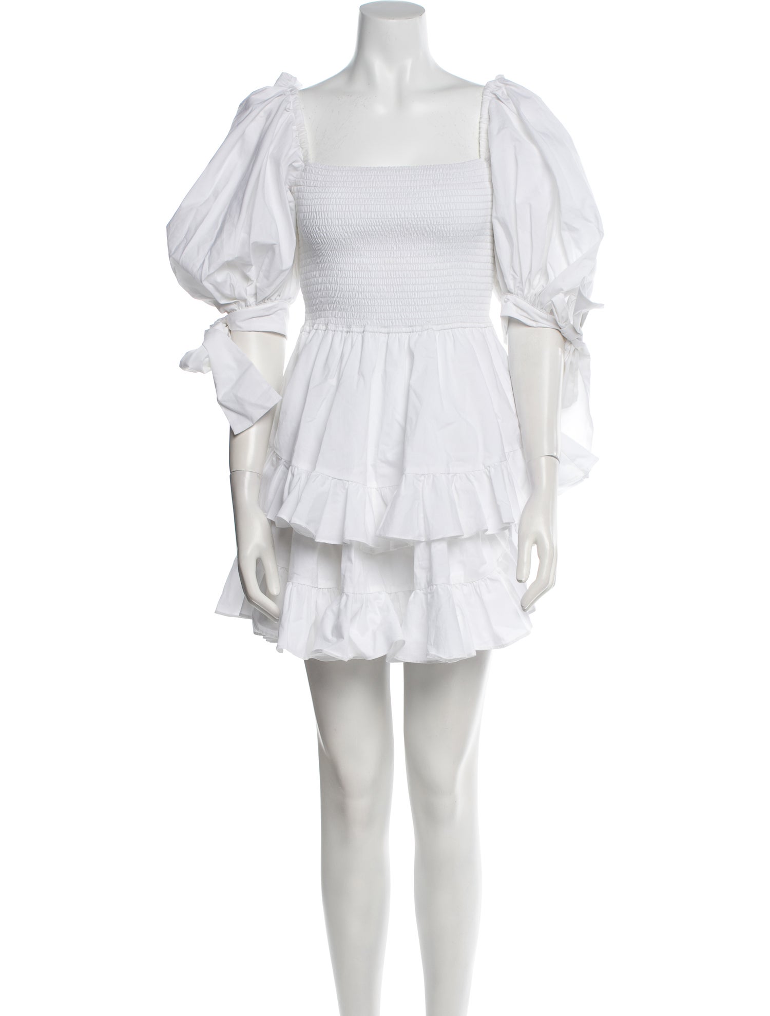 Caroline Constas Square Neckline Mini Dress