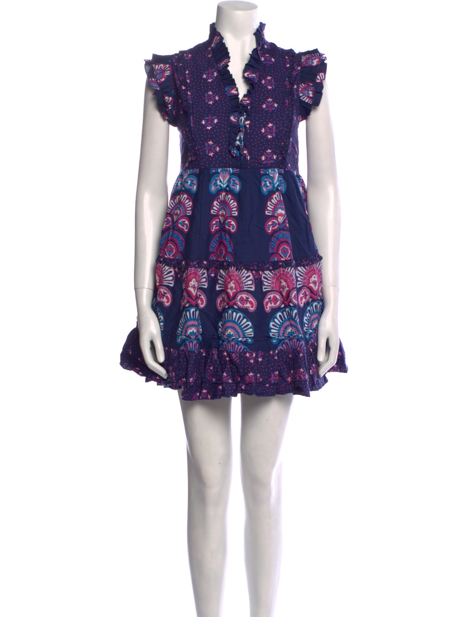 Caroline Constas Printed Mini Dress w/ Tags