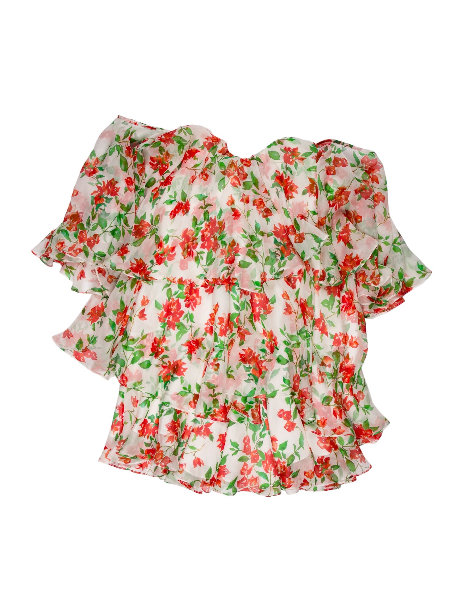 Caroline Constas Silk Mini Dress