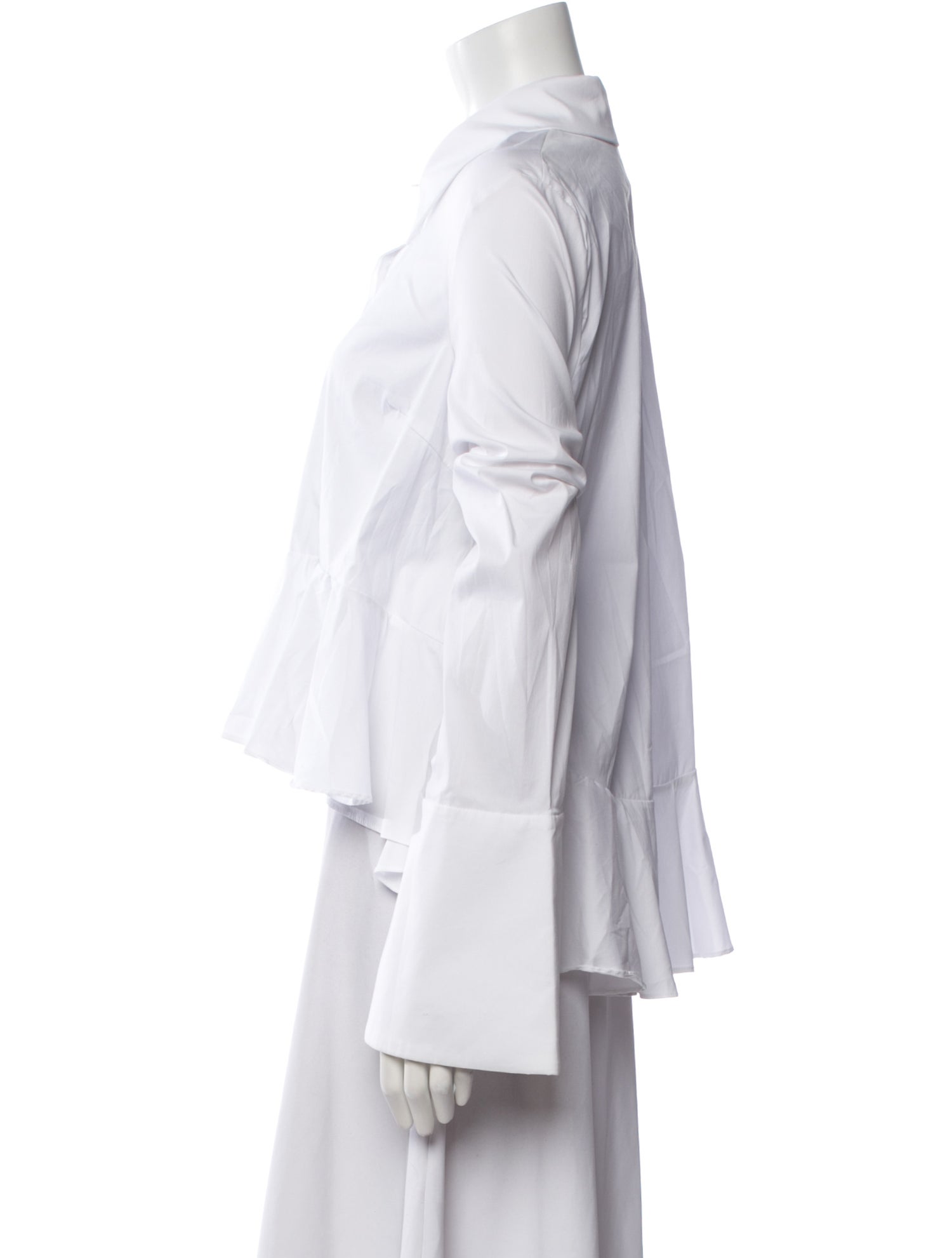 Caroline Constas Long Sleeve Button-Up Top w/ Tags