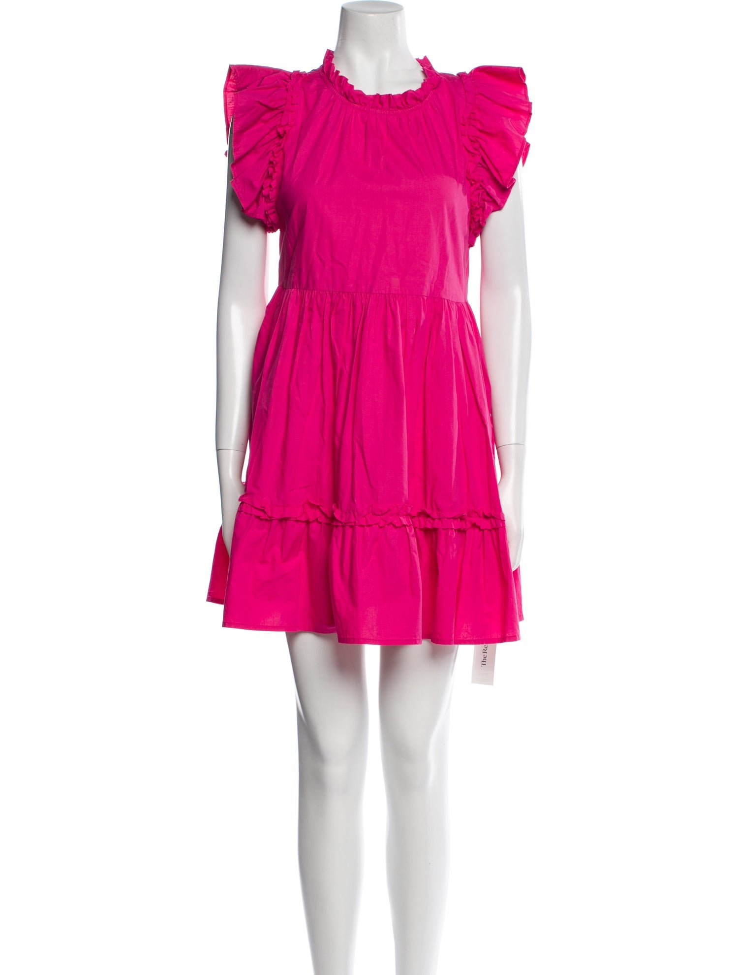 Caroline Constas Crew Neck Mini Dress