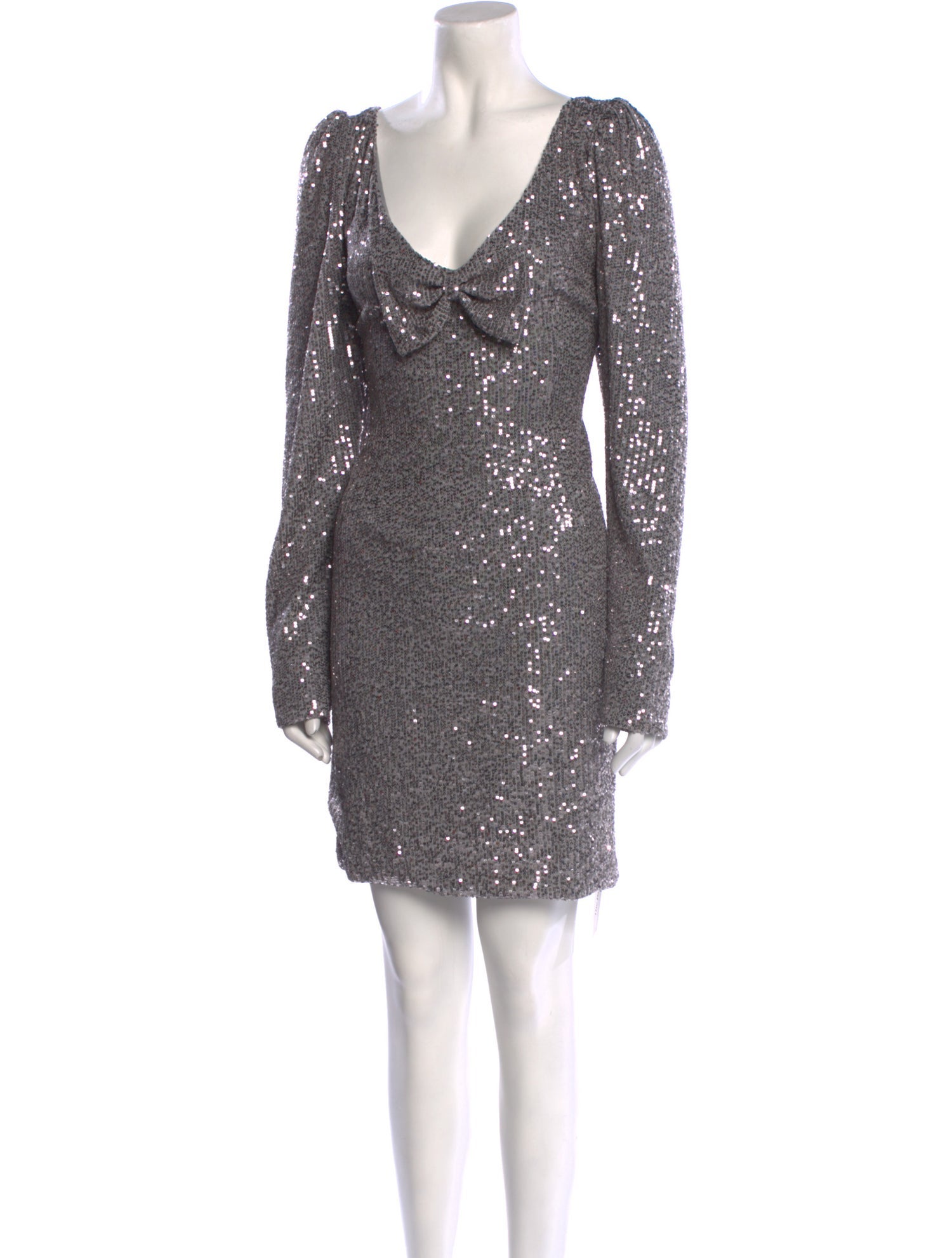 Caroline Constas Scoop Neck Mini Dress